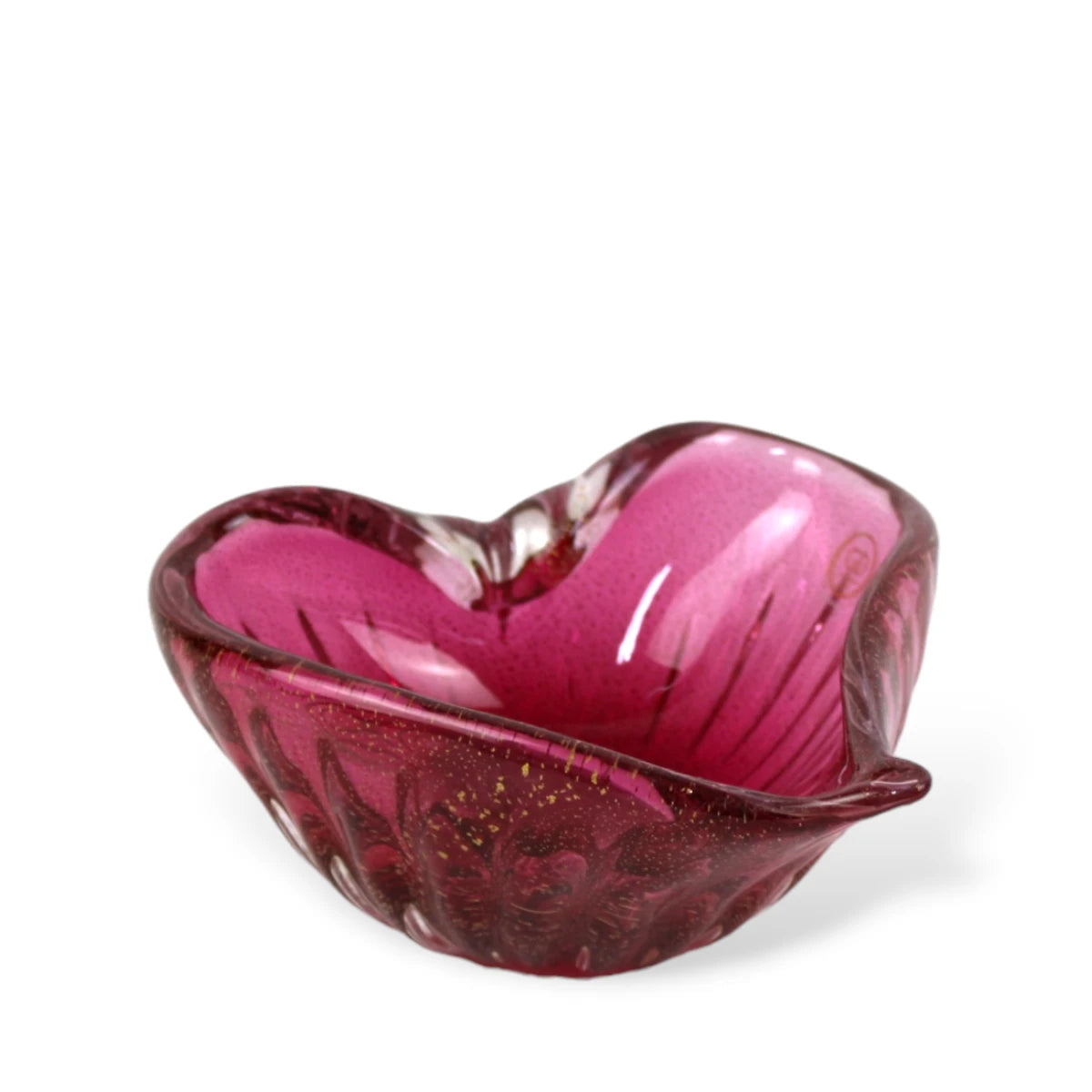 Bowl de Coração Murano Porta Joia Organizador