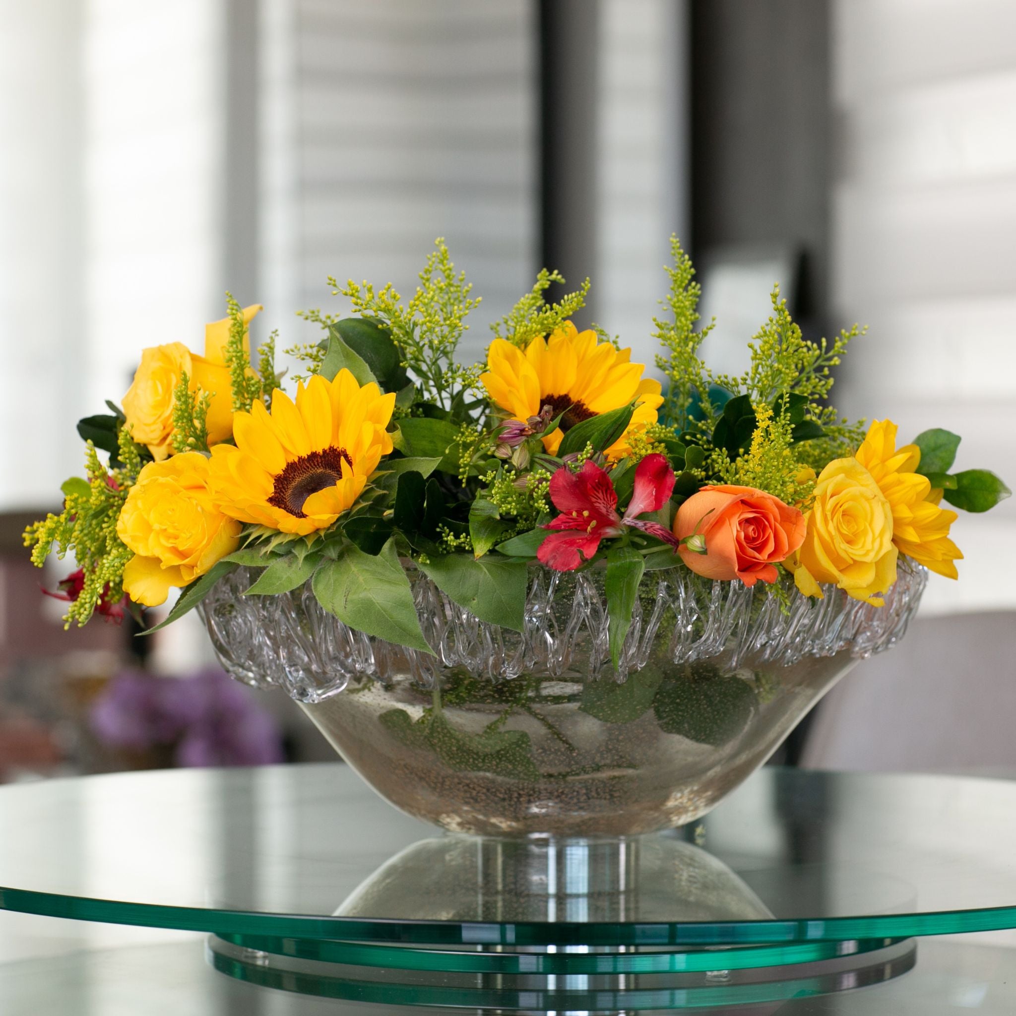 CEntro de Mesa Casa Rica Decoração de Mesa Grande