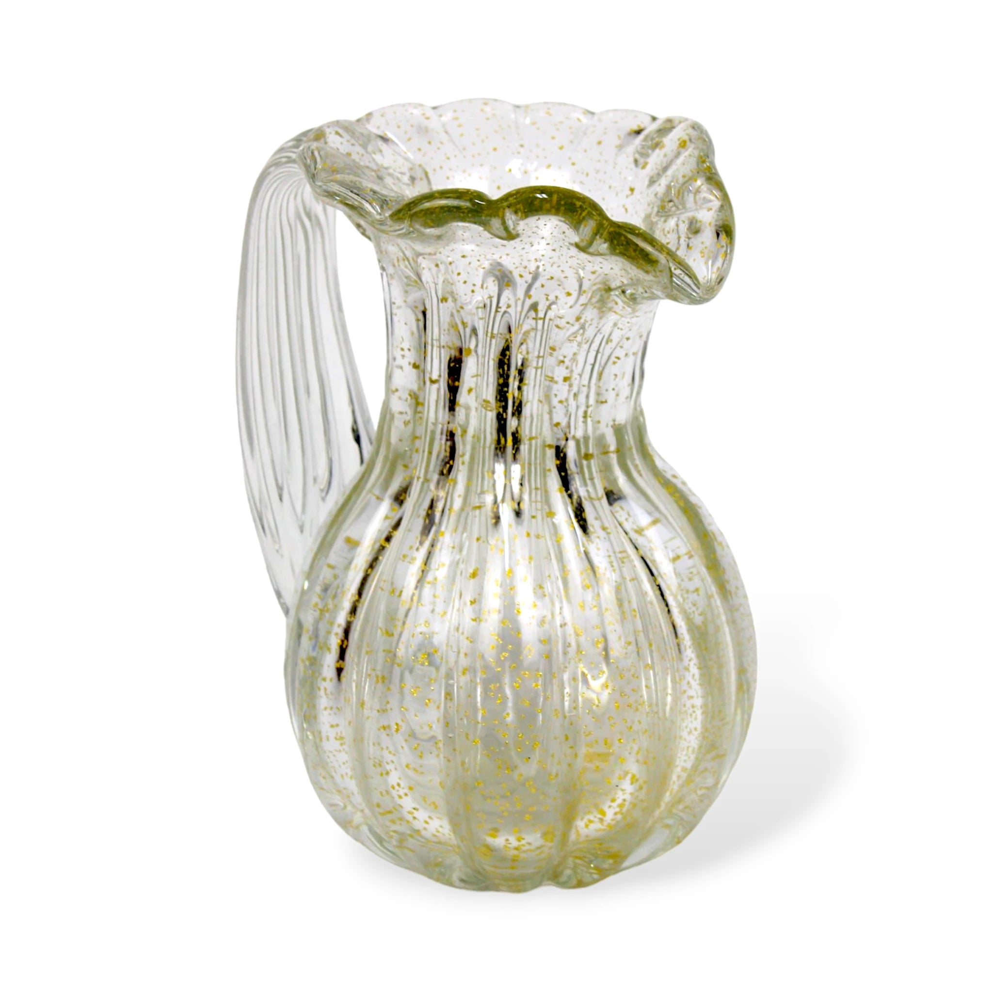 Jarra de Luxo em Cristal Cara Murano Ouro