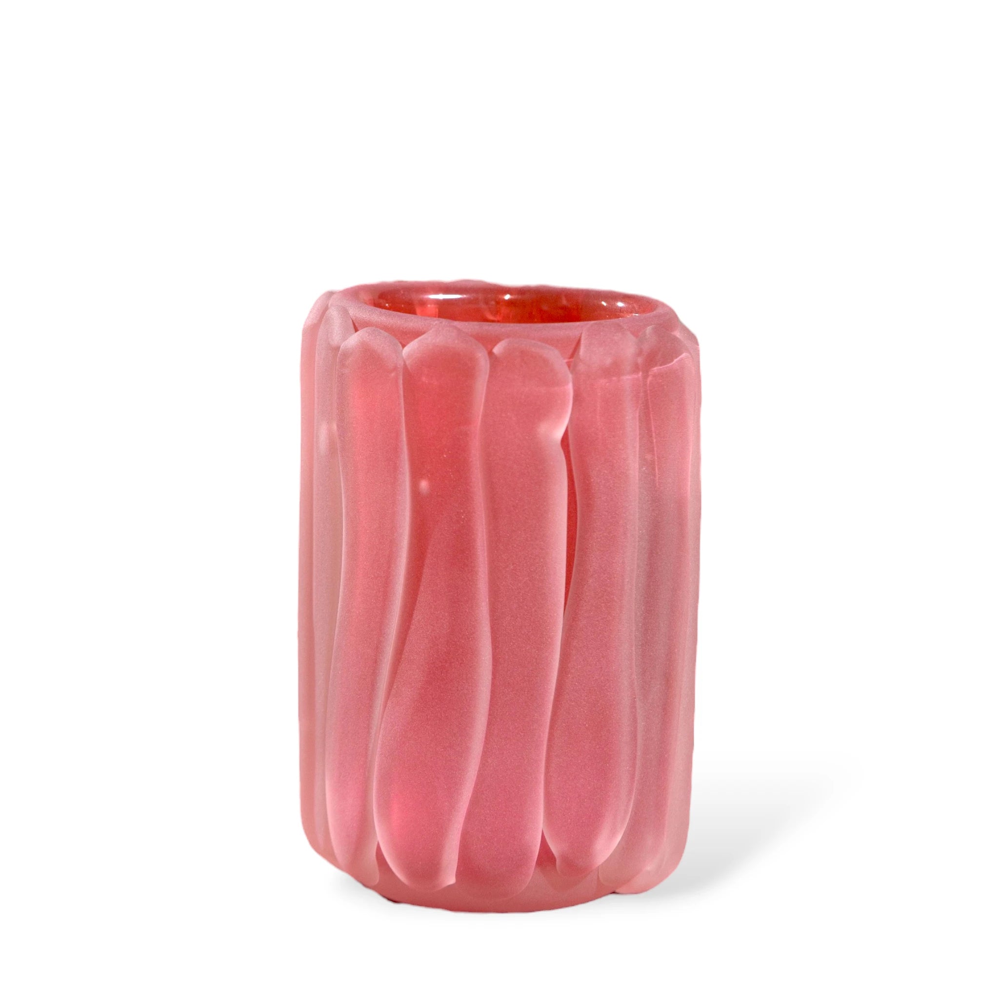 Vaso de Murano em Cristal Rosa Pequeno
