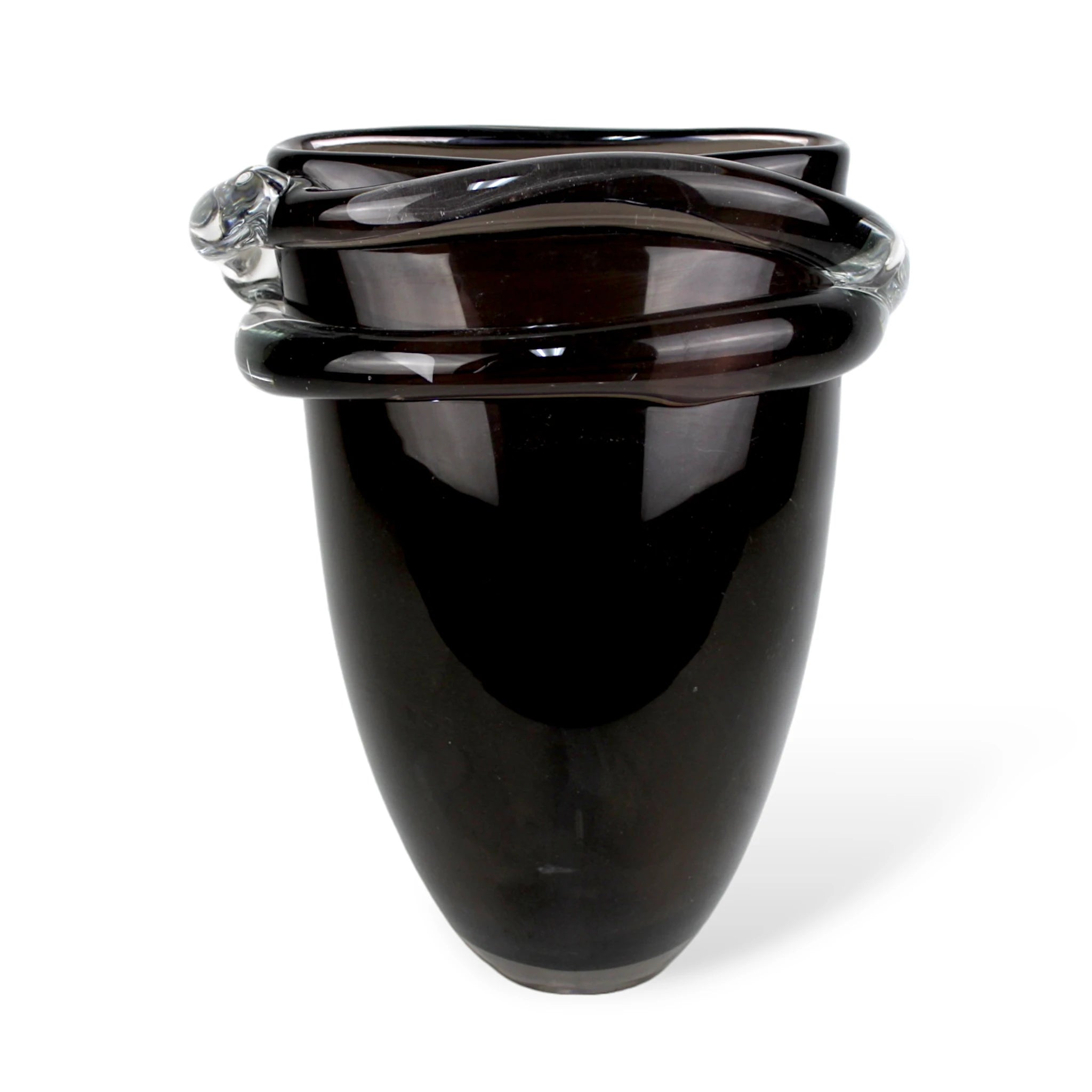 Vaso Cristal Murano Grande Desenhado