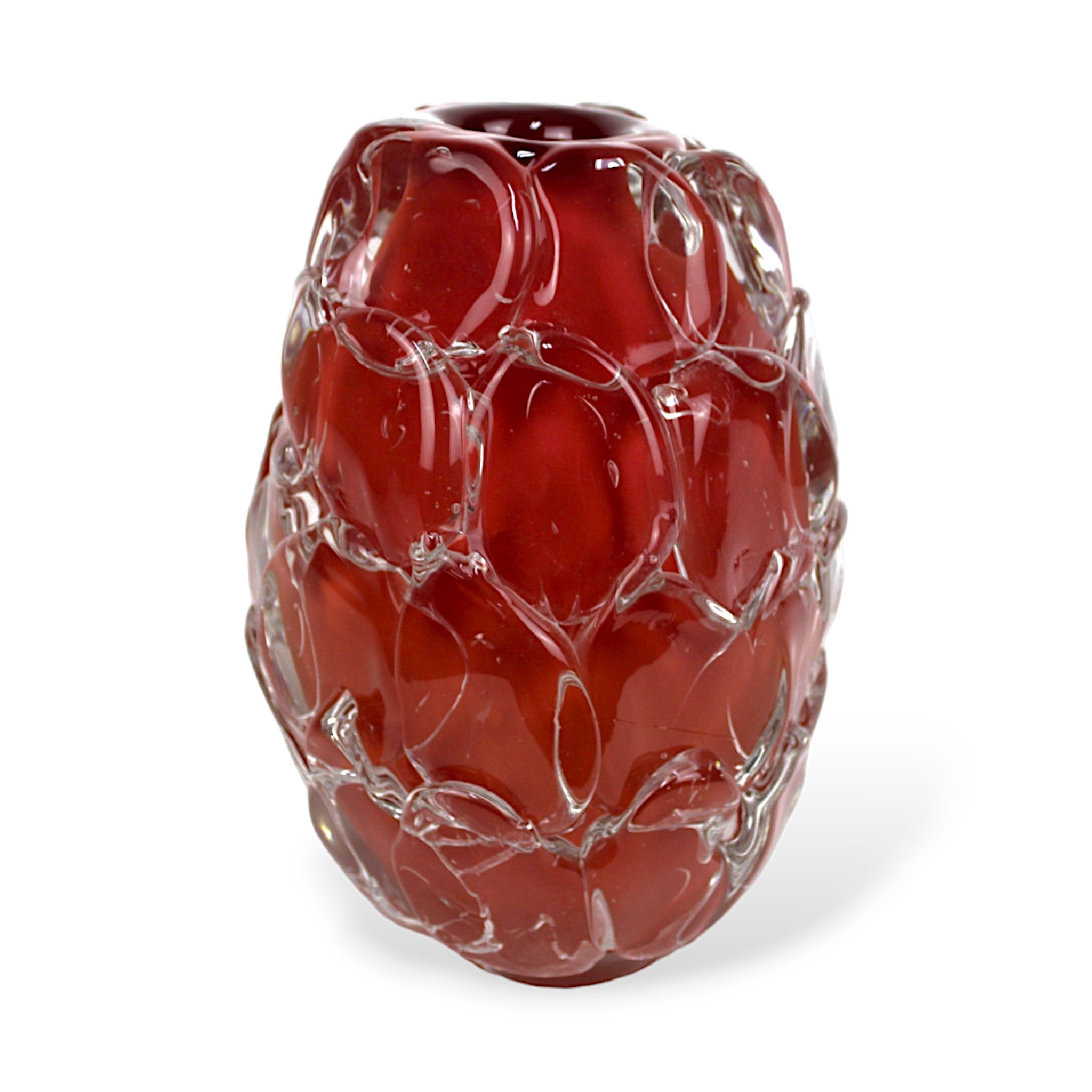 Vaso Escamas de Cristal Murano Grande