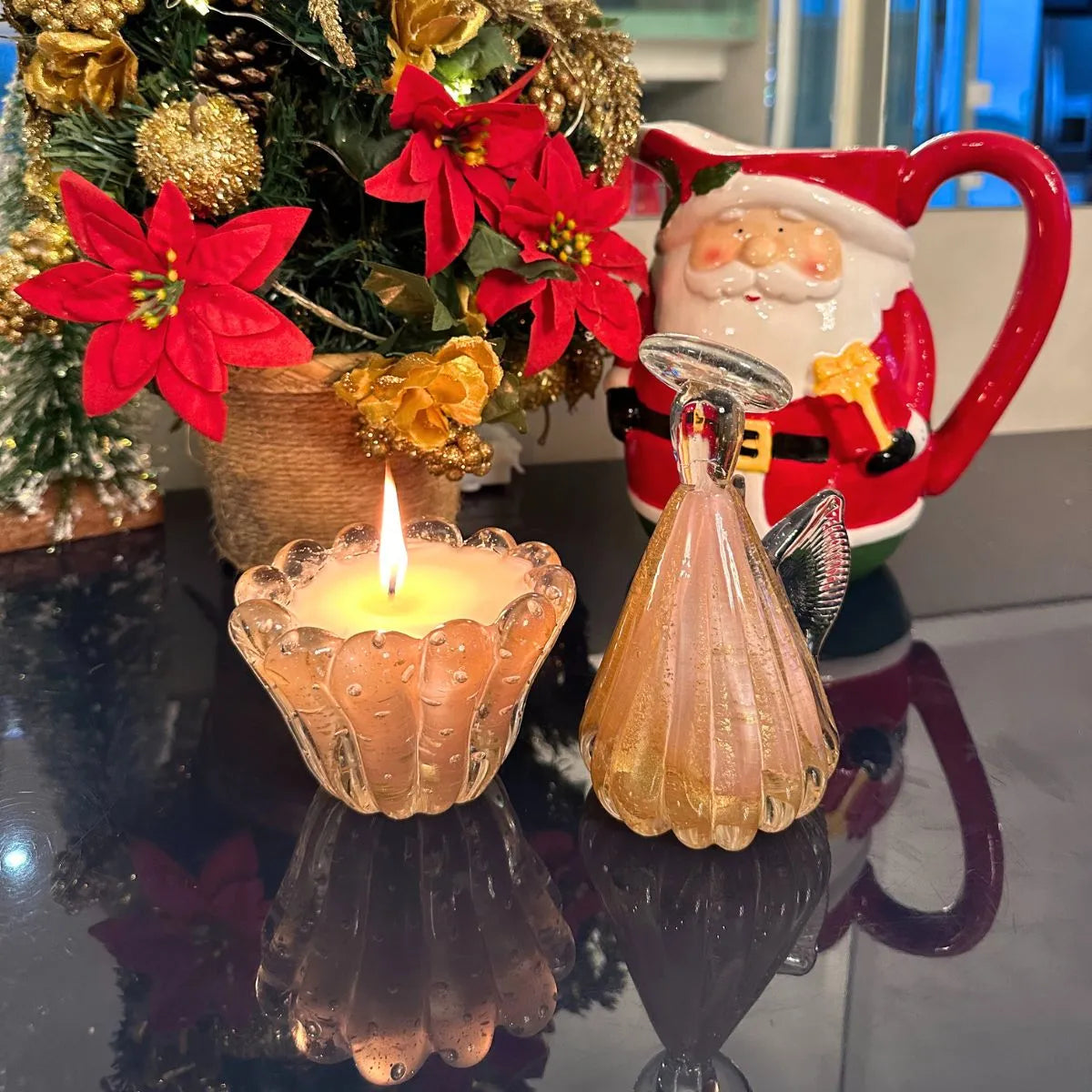 Kit Murano Anjinho + Vela Aromática