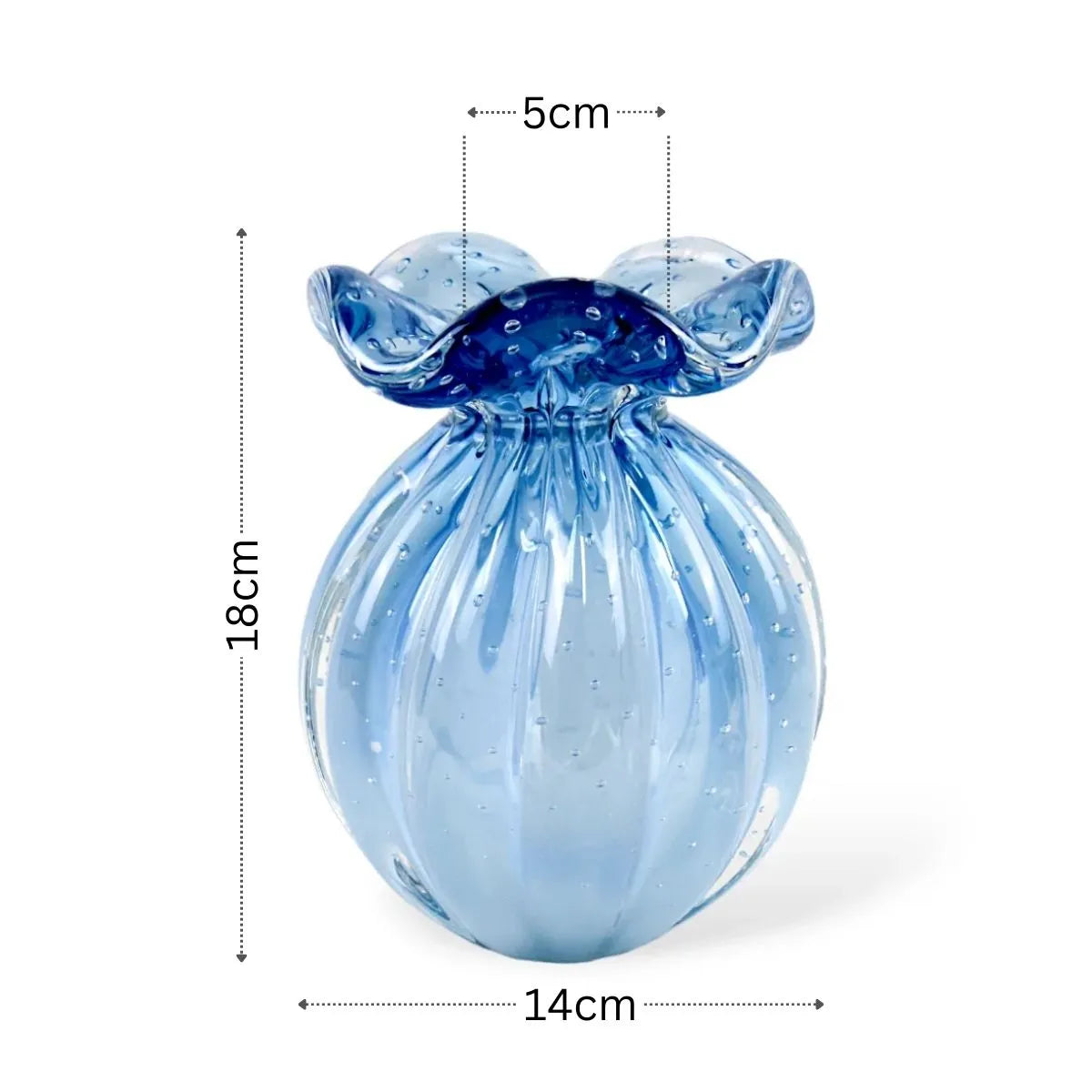 Trouxinha em Cristal Murano Grande Medidas