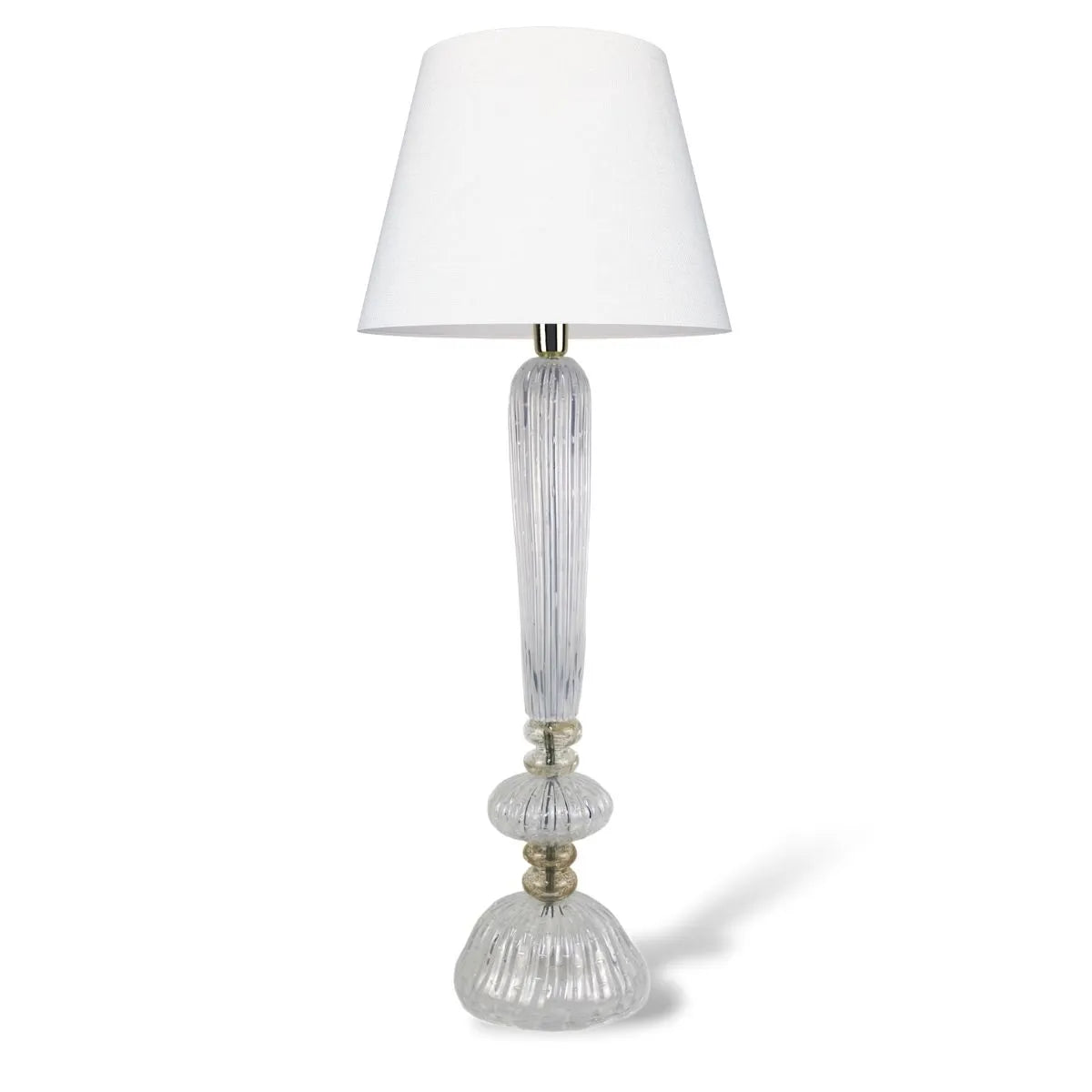 Abajur Transparente Cristal Murano Firenze Grande