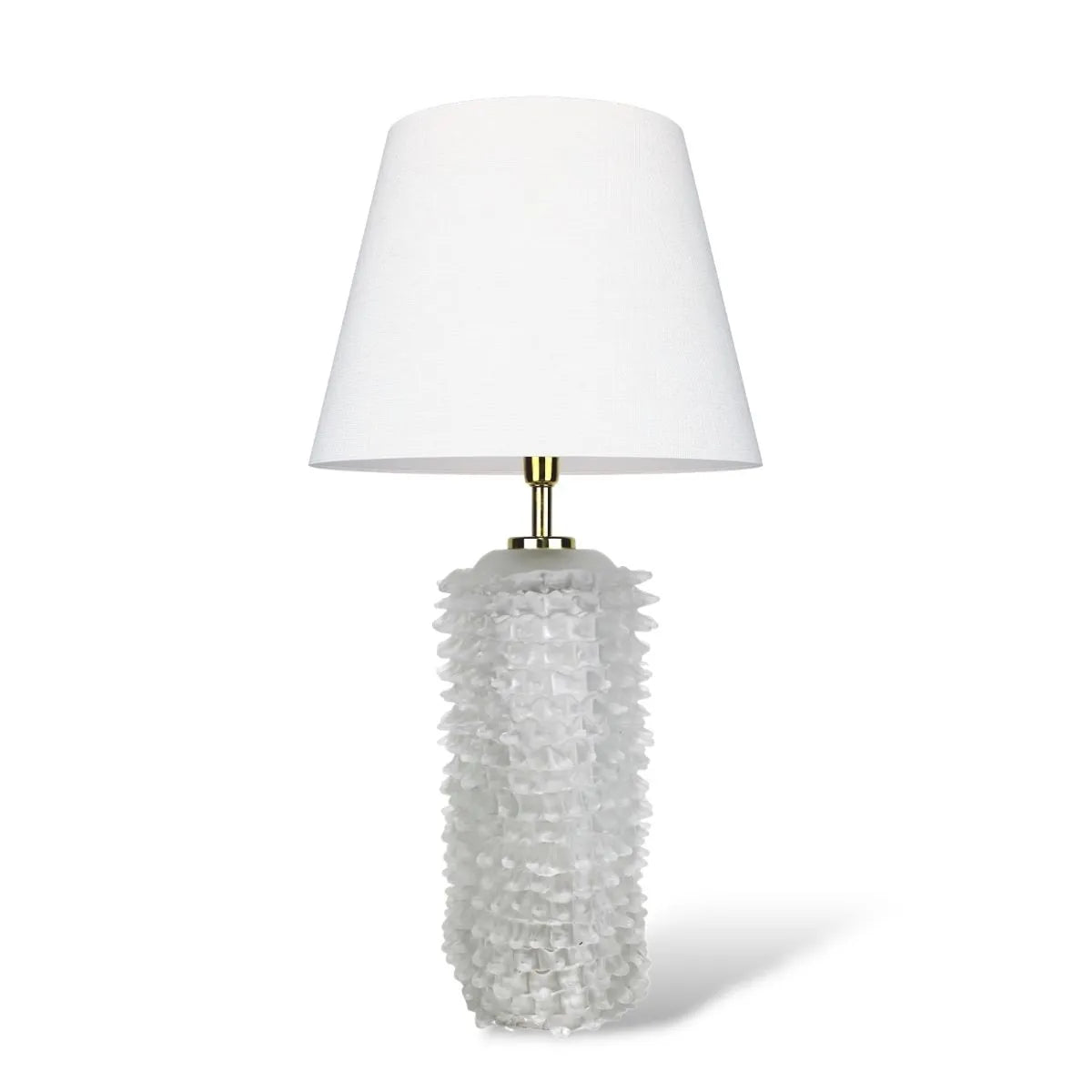 Abajur de Chão Murano Cristal Rostratto Cristal Fosco Espinhos