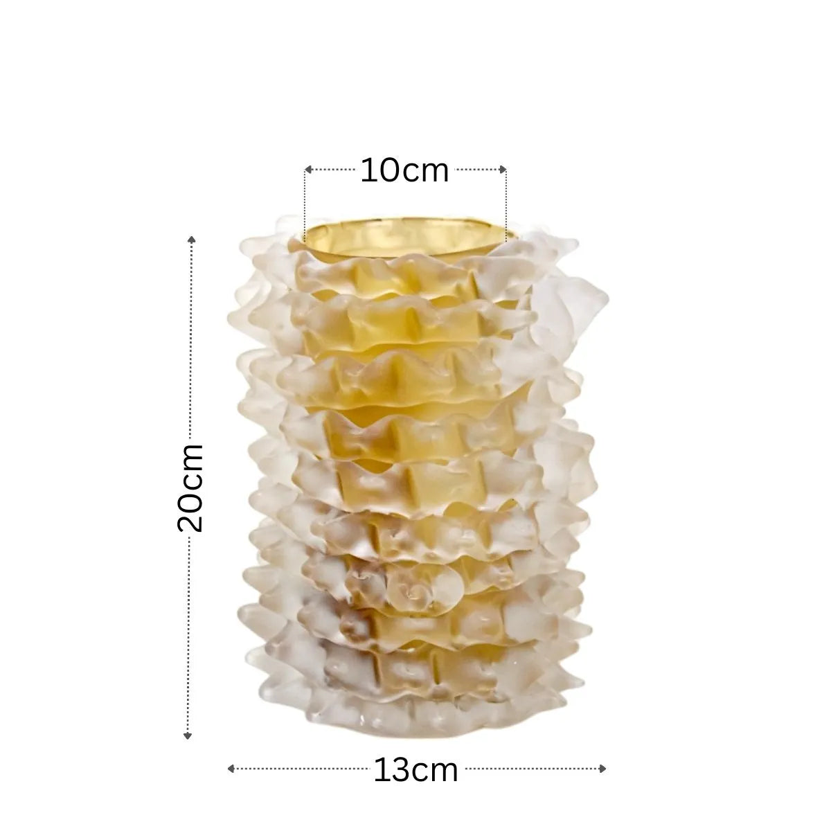 Vaso Murano Rostratto Tamanho