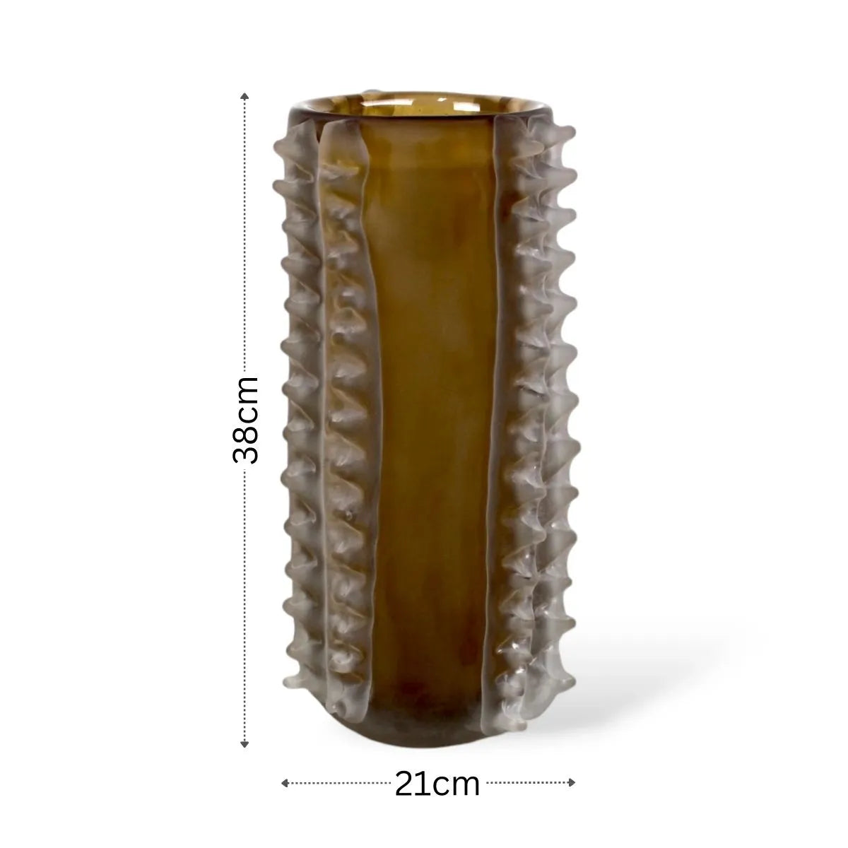 Vaso Rostratto Side Grande em Murano Medidas