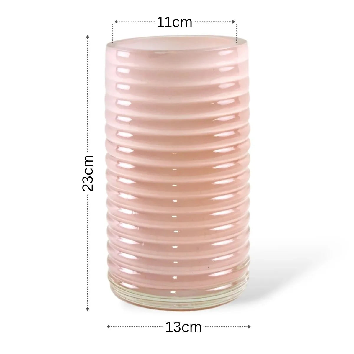 Vaso Fine Grande em Murano com Ouro Medidas