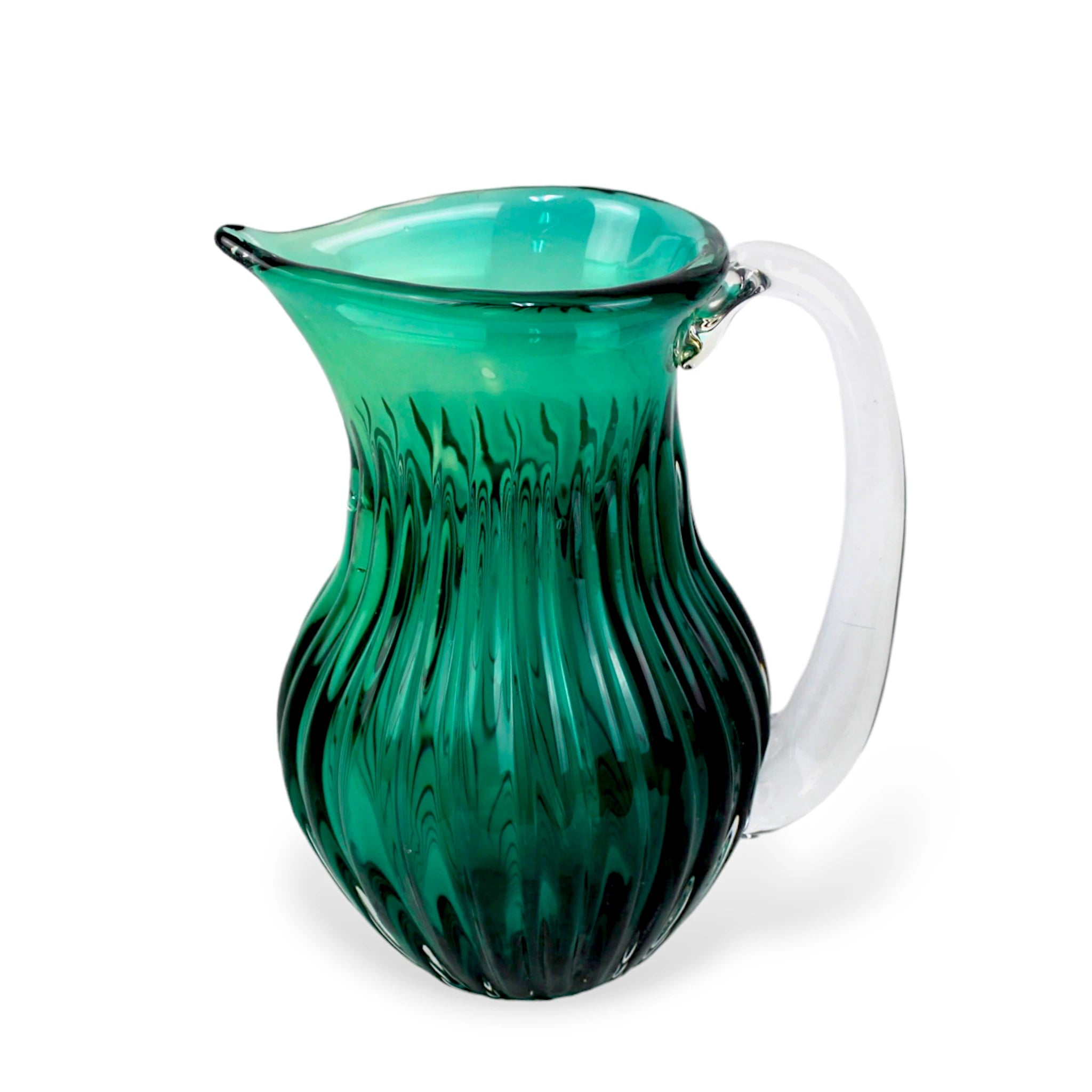Jarra de Cristal em Murano Verde