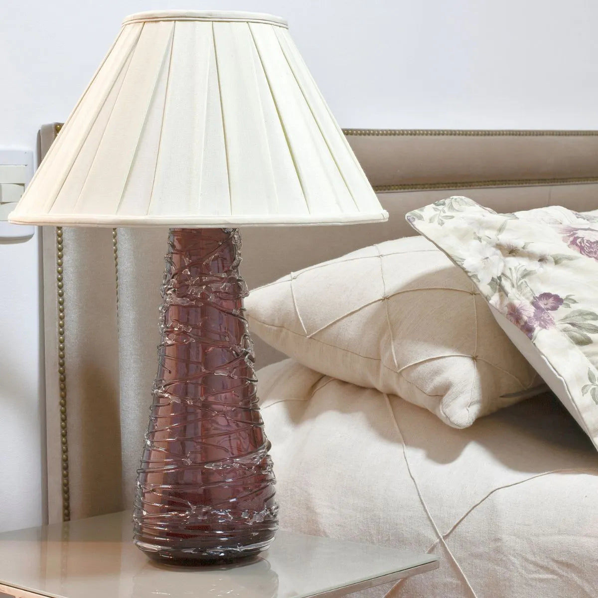 Abajur de Quarto Murano Vinho