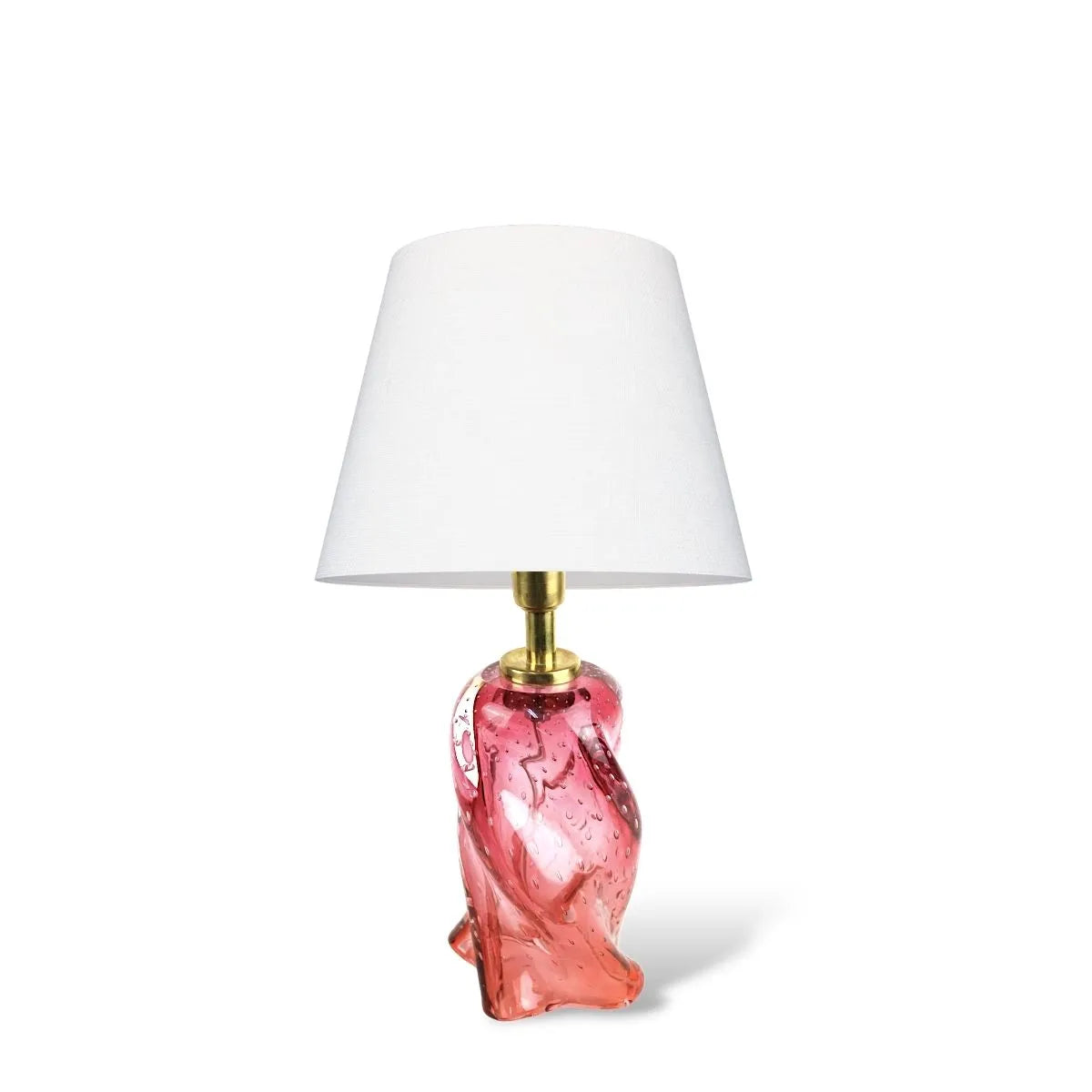 Abajur Murano Sophie Pequeno Rosa 50cm