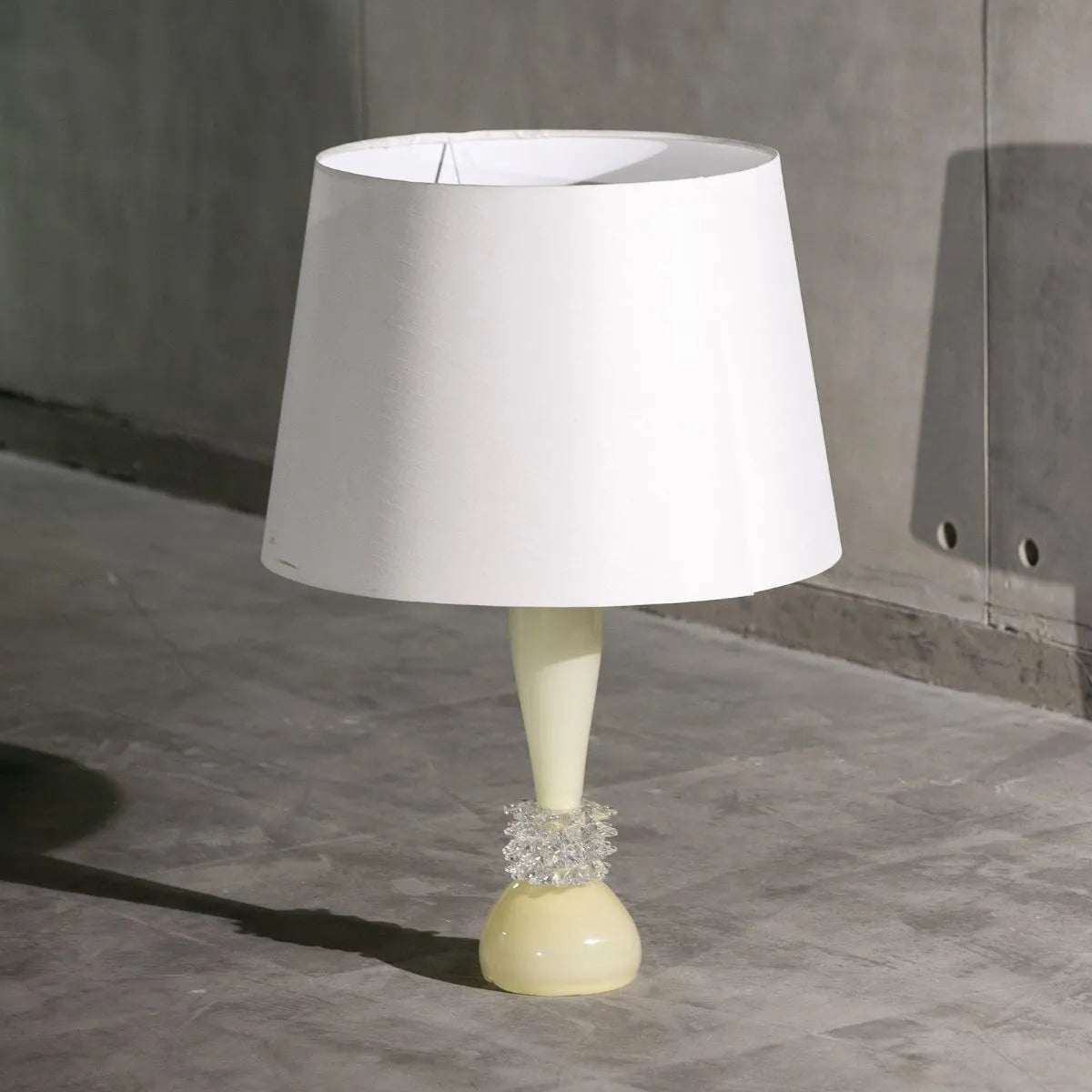 Abajur de MEsa Quarto Crystal Murano