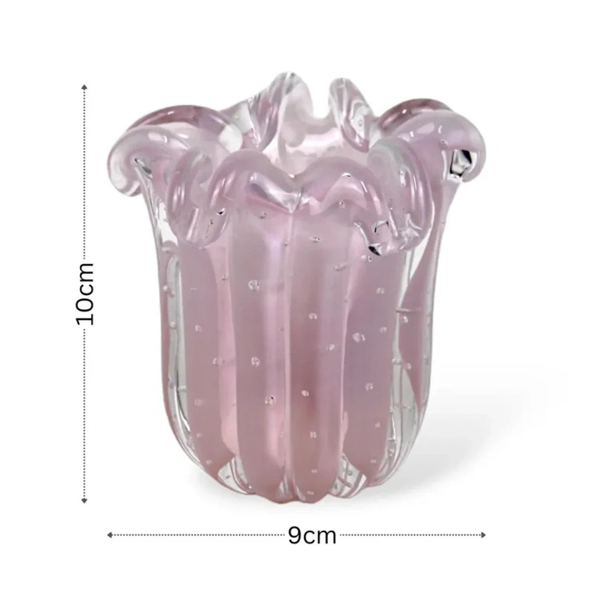 Vaso Cachepot Murano Rigado - PP