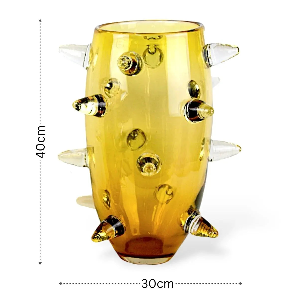 Vaso Thorn Grande em Murano Medidas