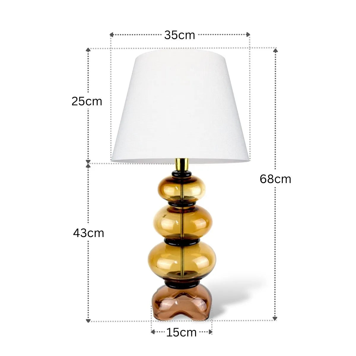 Abajur Bella Murano Medidas