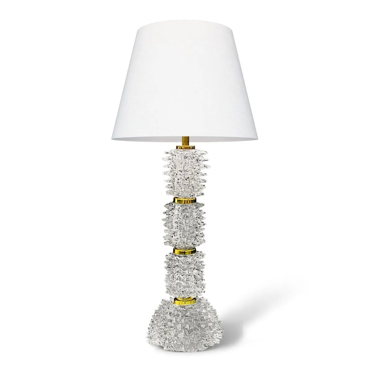 Abajur Cristal Murano Espinhos Grande