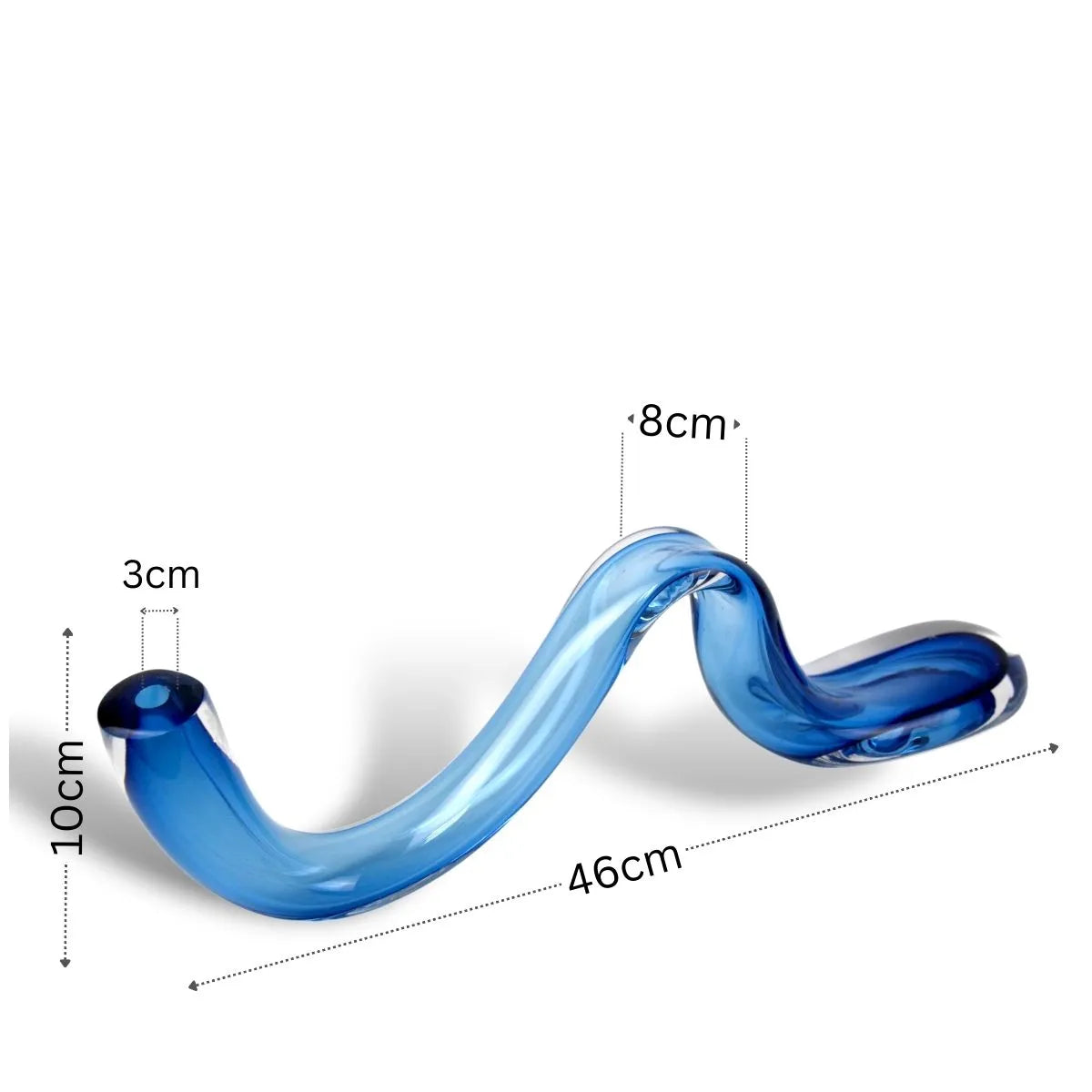 Dimensões Escultura de Murano Cristal