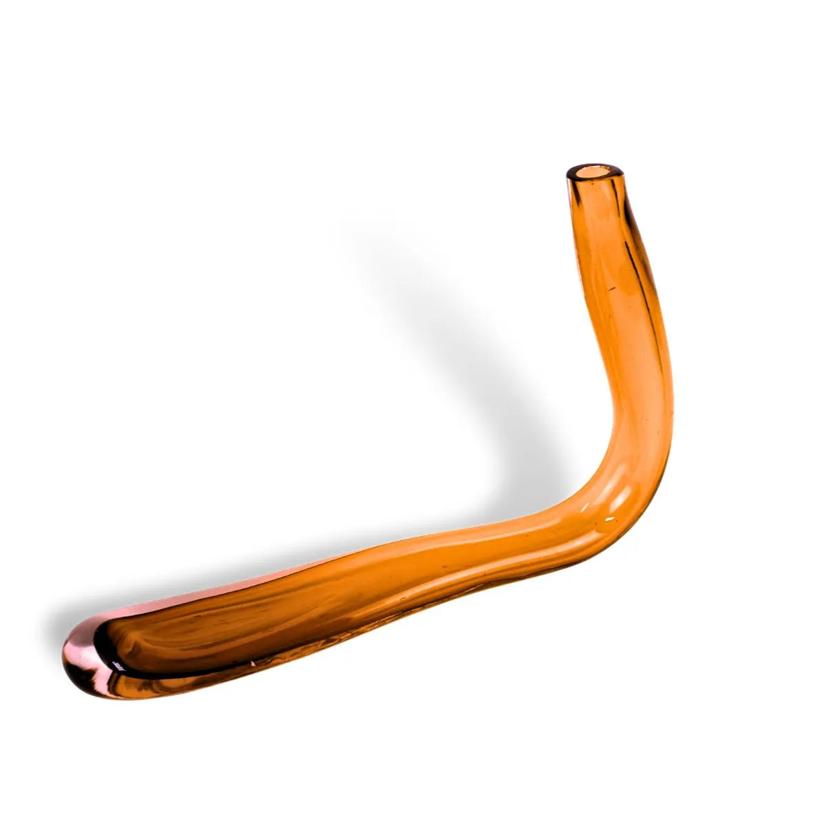 Cobra Decorativa Escutura de Murano Laranja