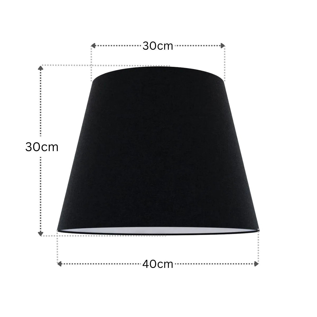 Cúpula de Linho Preta Grande