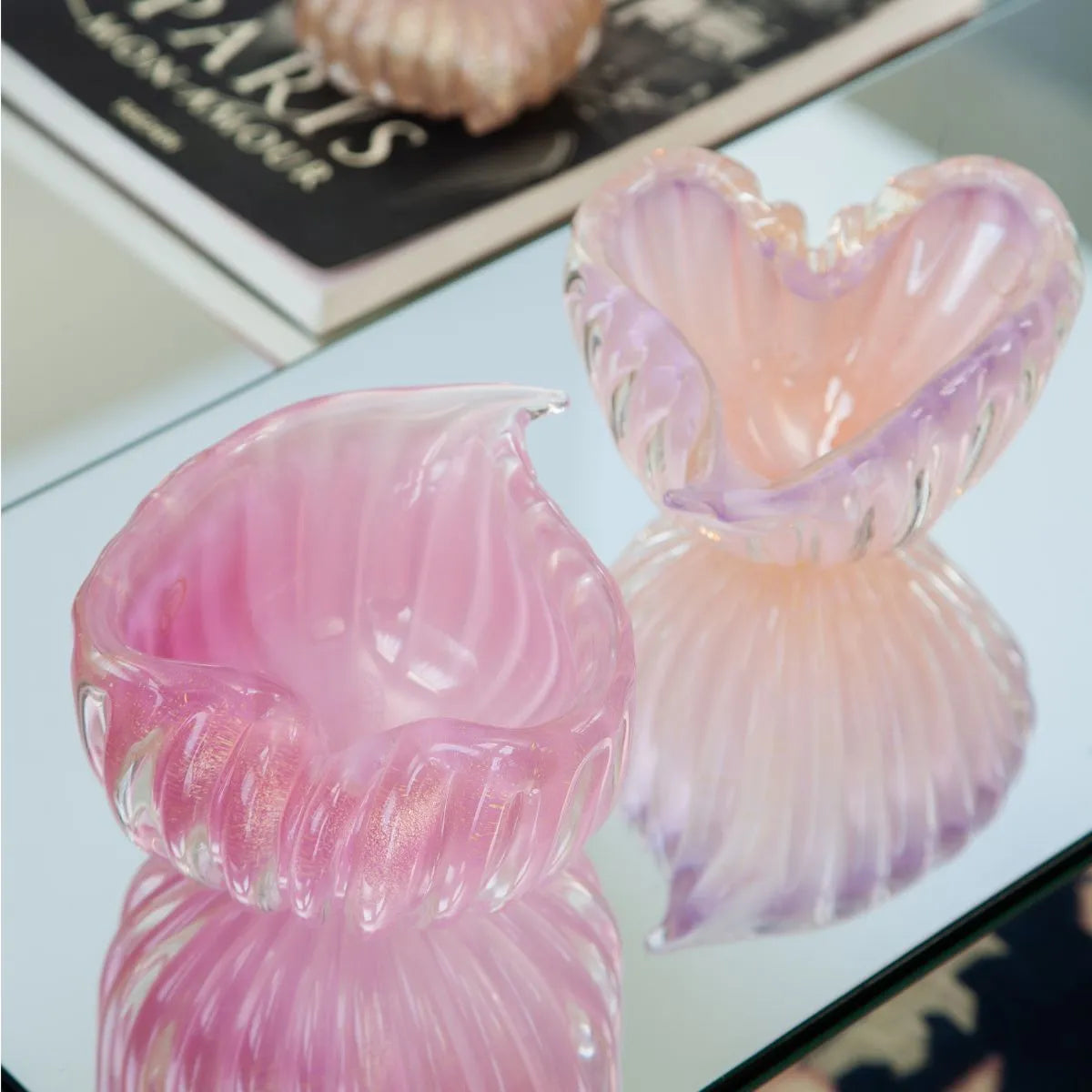 Decoração de Murano de Cristal Bowl Porta Joia Organizador