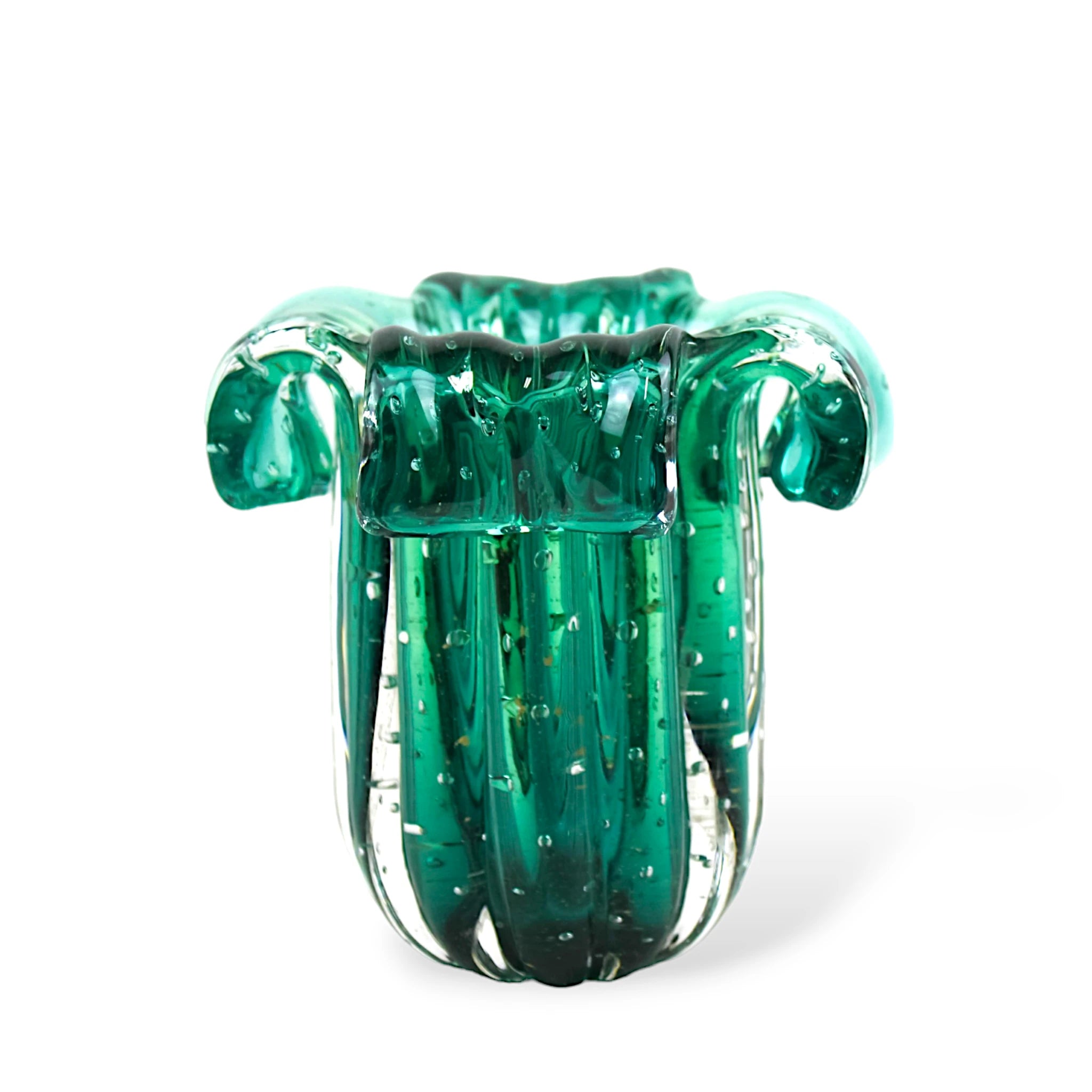 Vaso Pequeno de Murano em Cristal Organizador