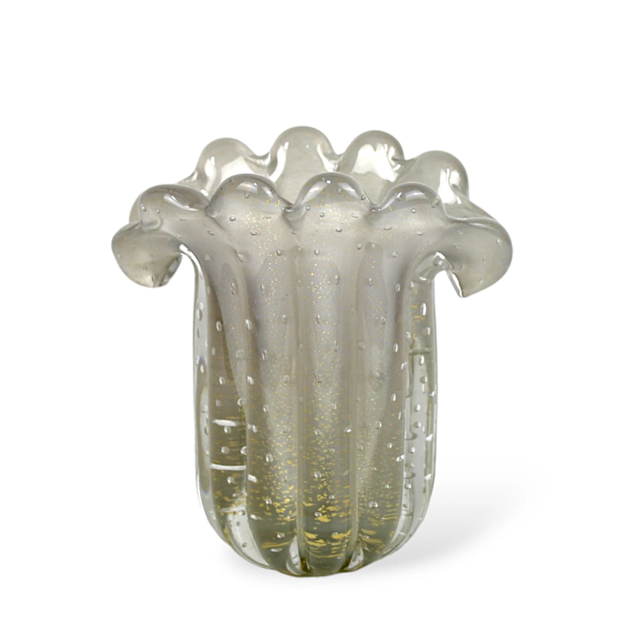 Decoração de Cabeceira Mini Vaso Criado Mudo de Murano