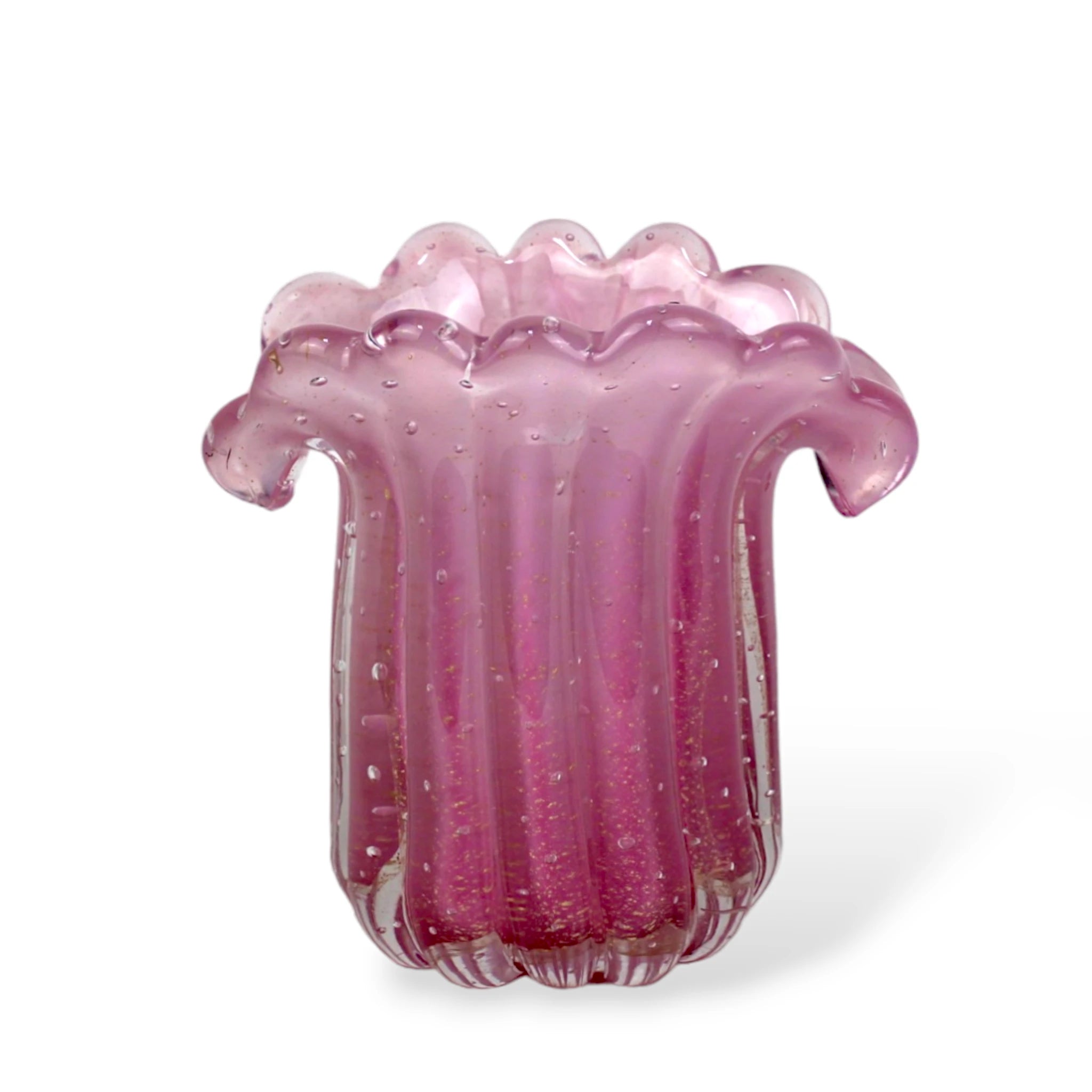 Decoração de Cabeceira Mini Vaso Criado Mudo de Murano