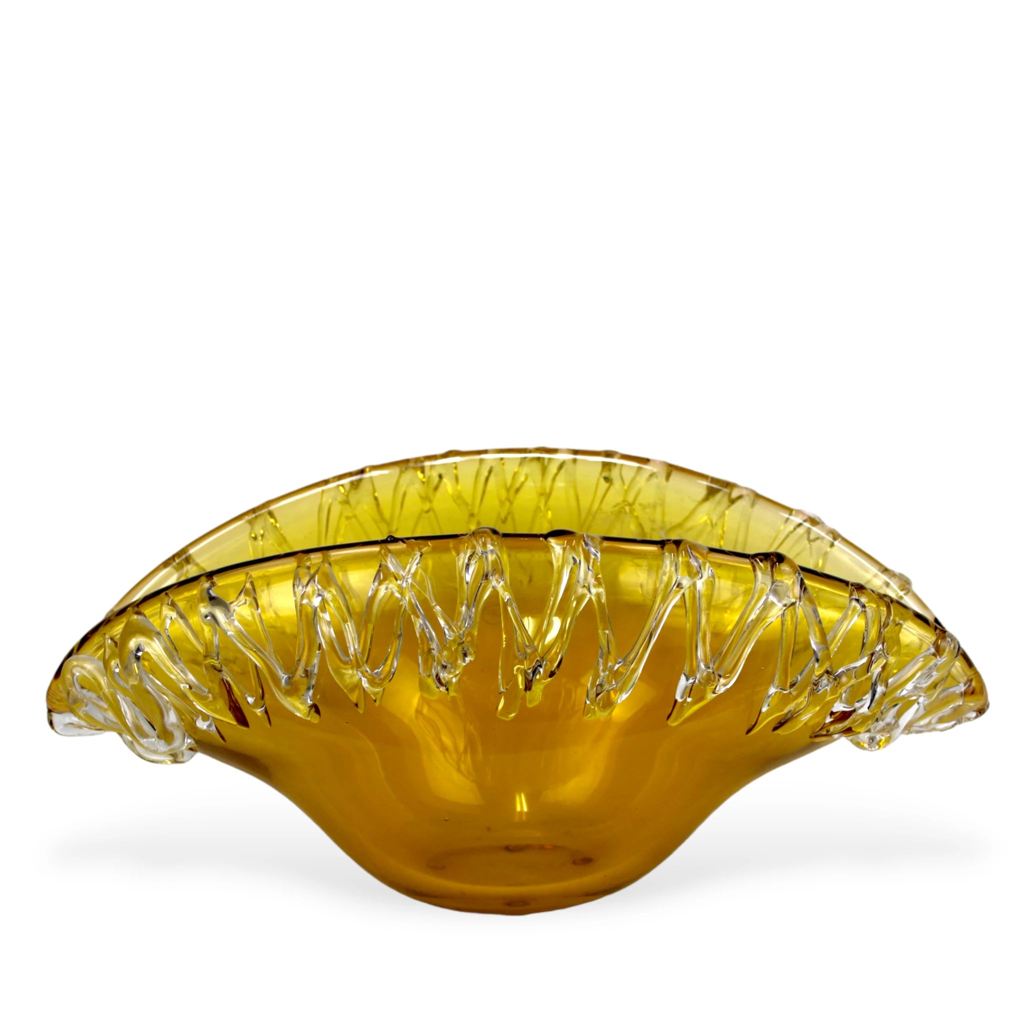 Centro de Mesa de Cristal Fruteira em Murano Center Piece
