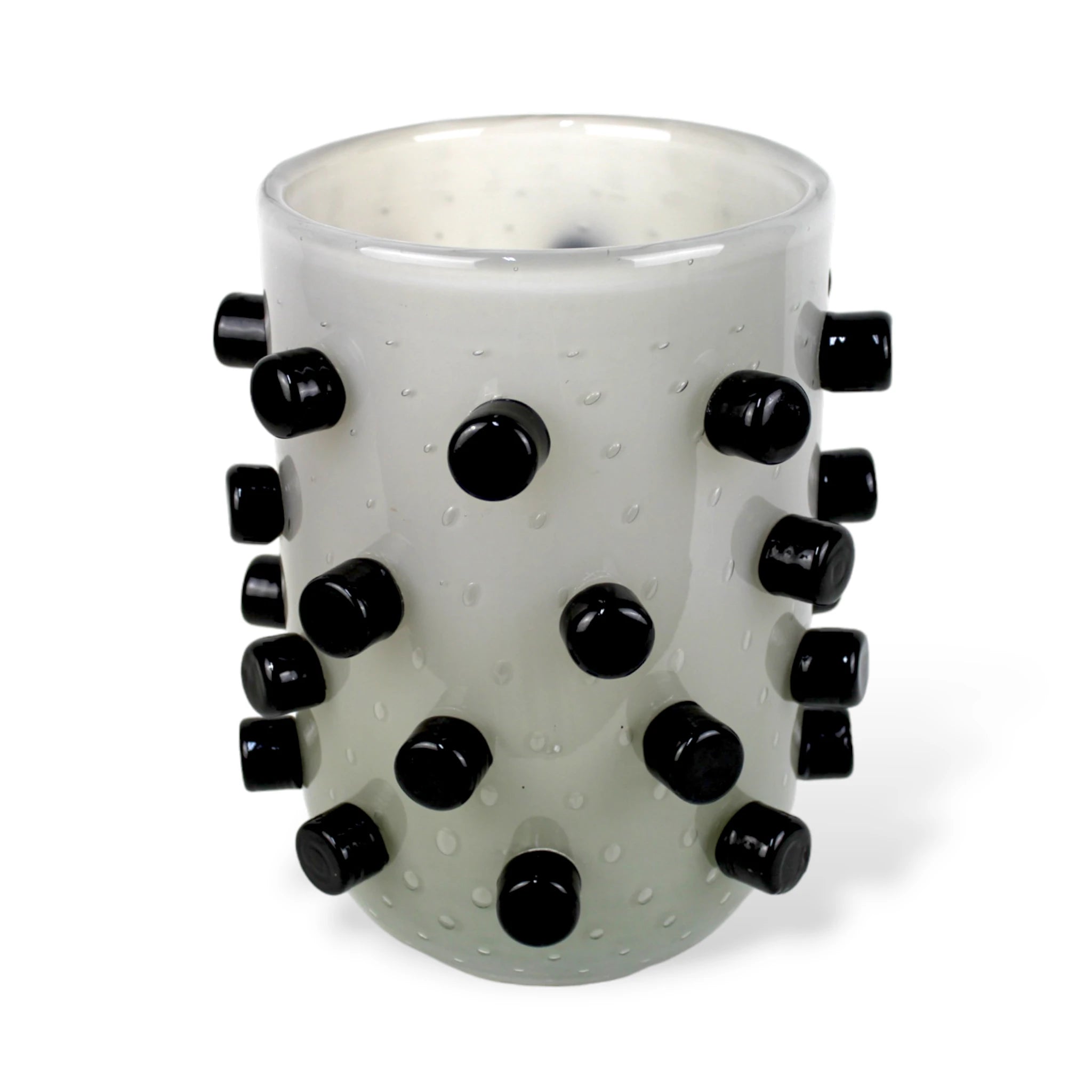 Vaso de Murano Cristal Médio Decorativo Flores