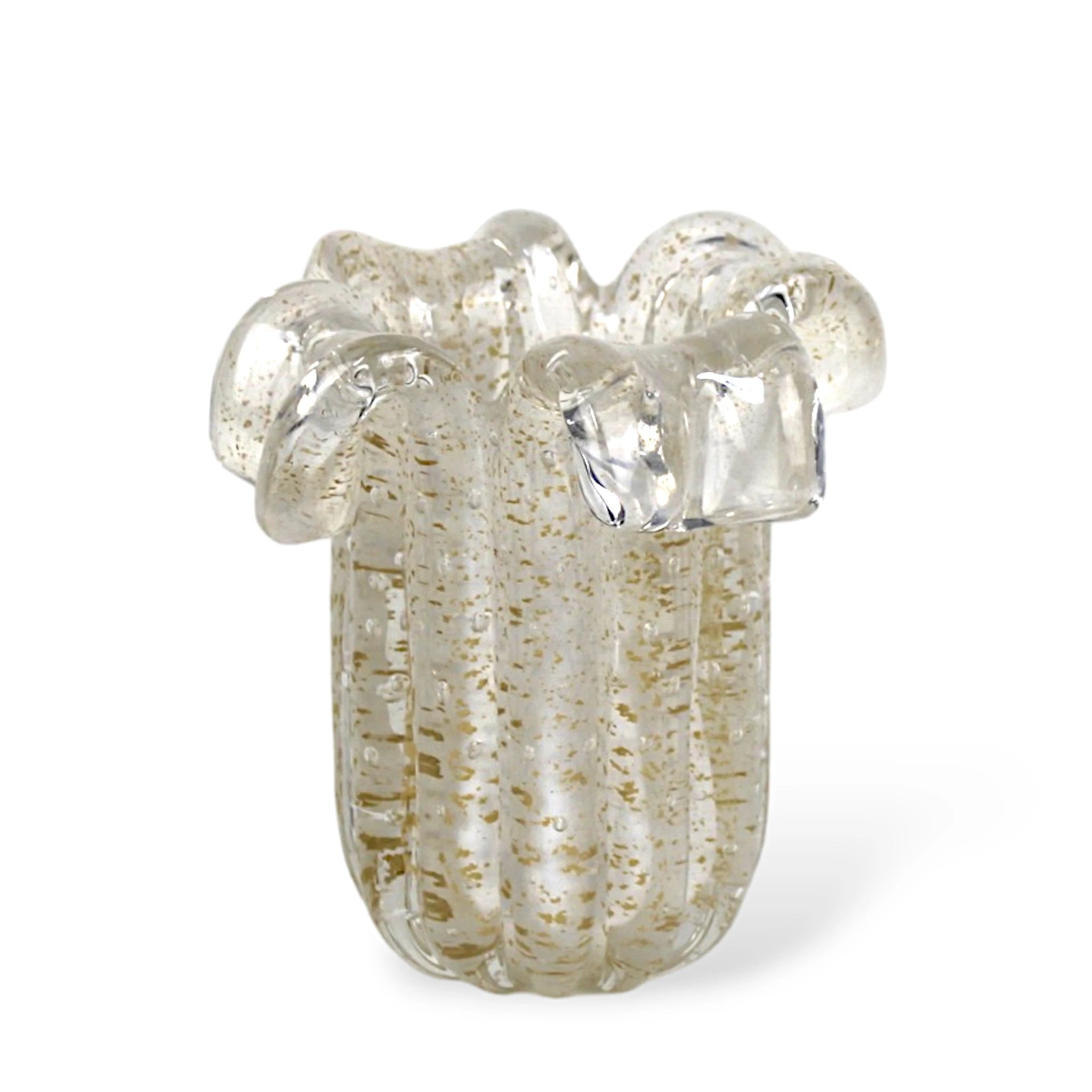 Vaso Pequeno de Murano em Cristal Organizador