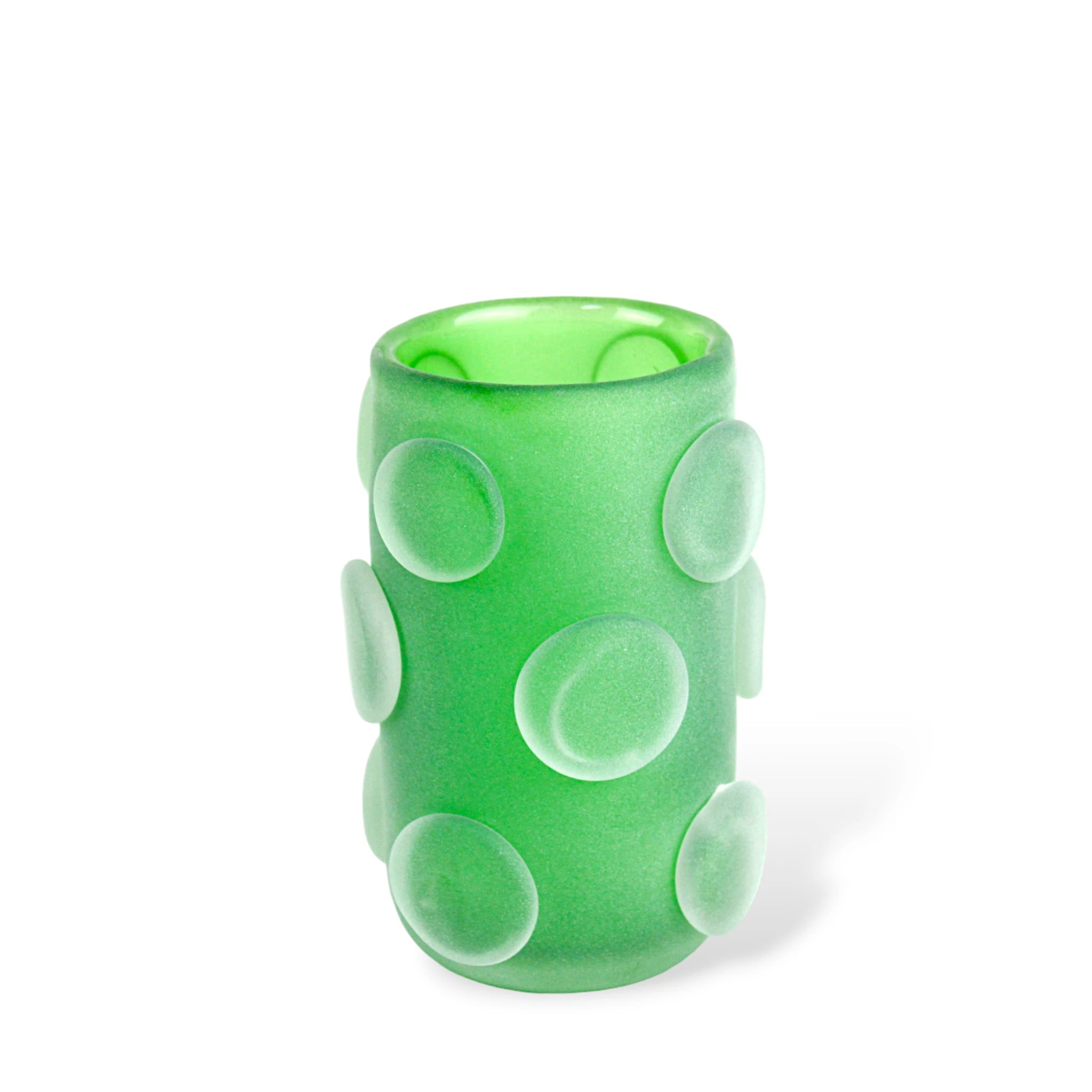 Vasinho Cachepot de Cristal Verde Murano