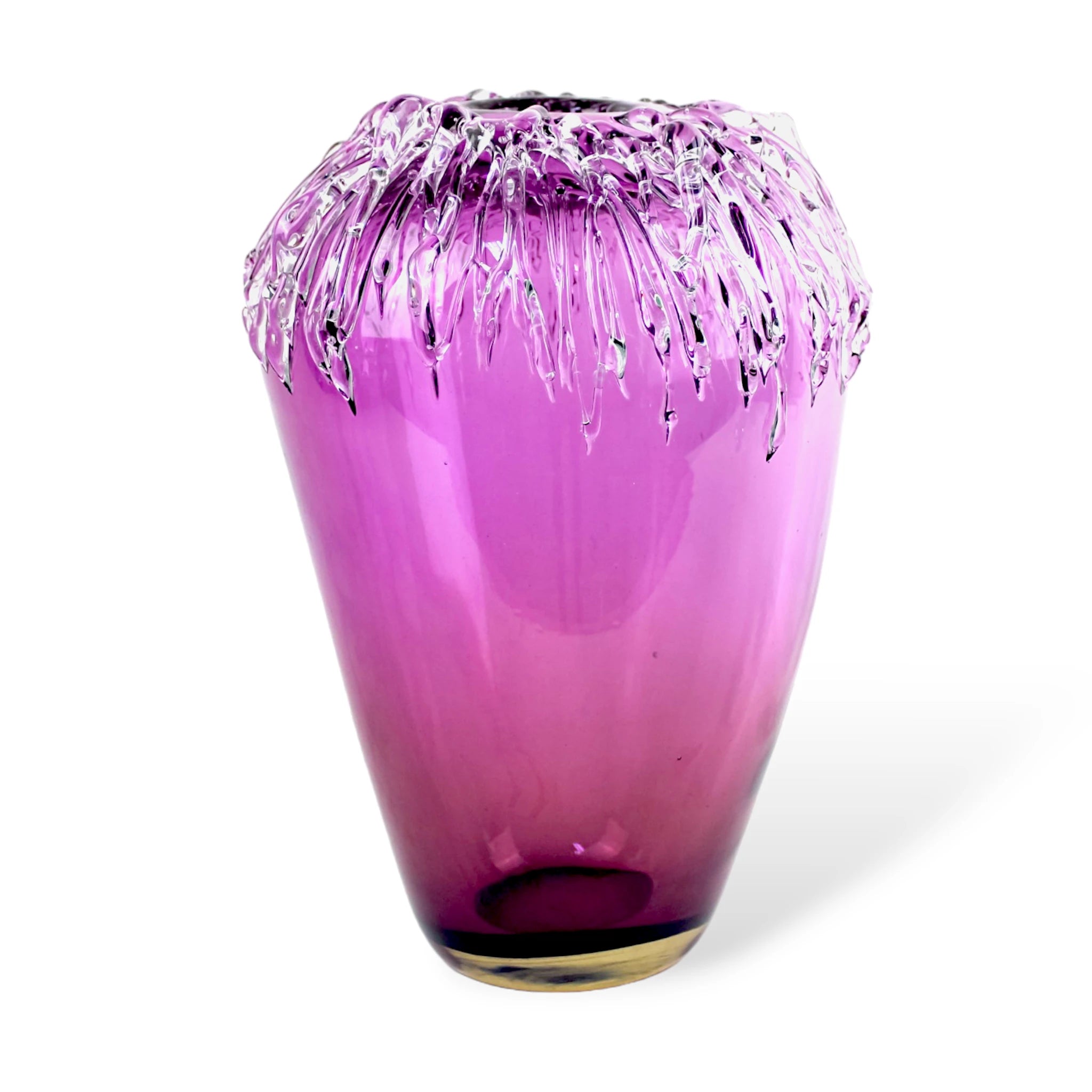 Vaso de Cristal em Murano Violeta Grande