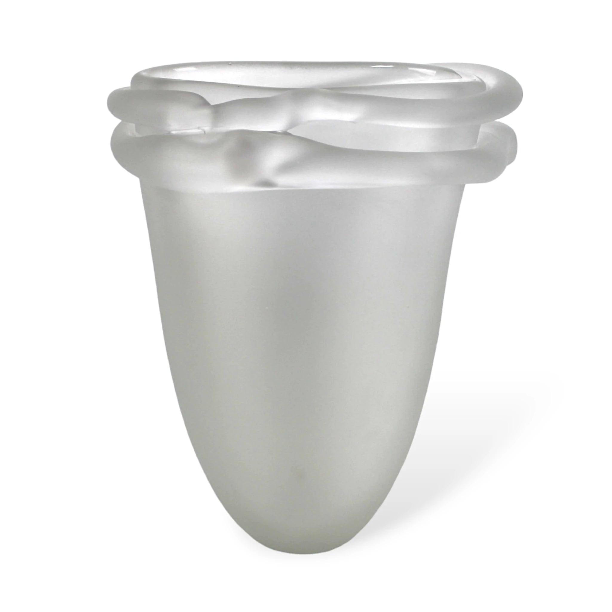 Vaso Cristal Murano Grande Desenhado