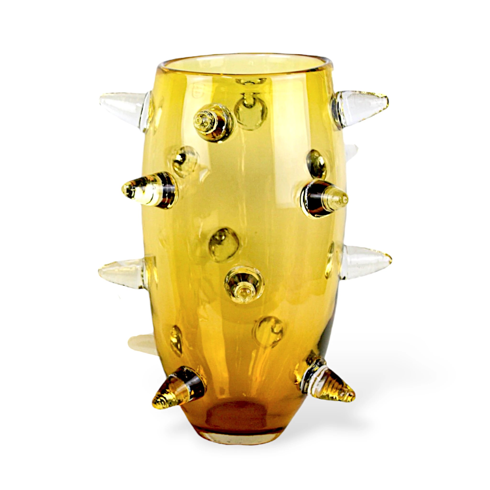 Vaso Thorn Grande Detalhes em Espinhos cor Dourado