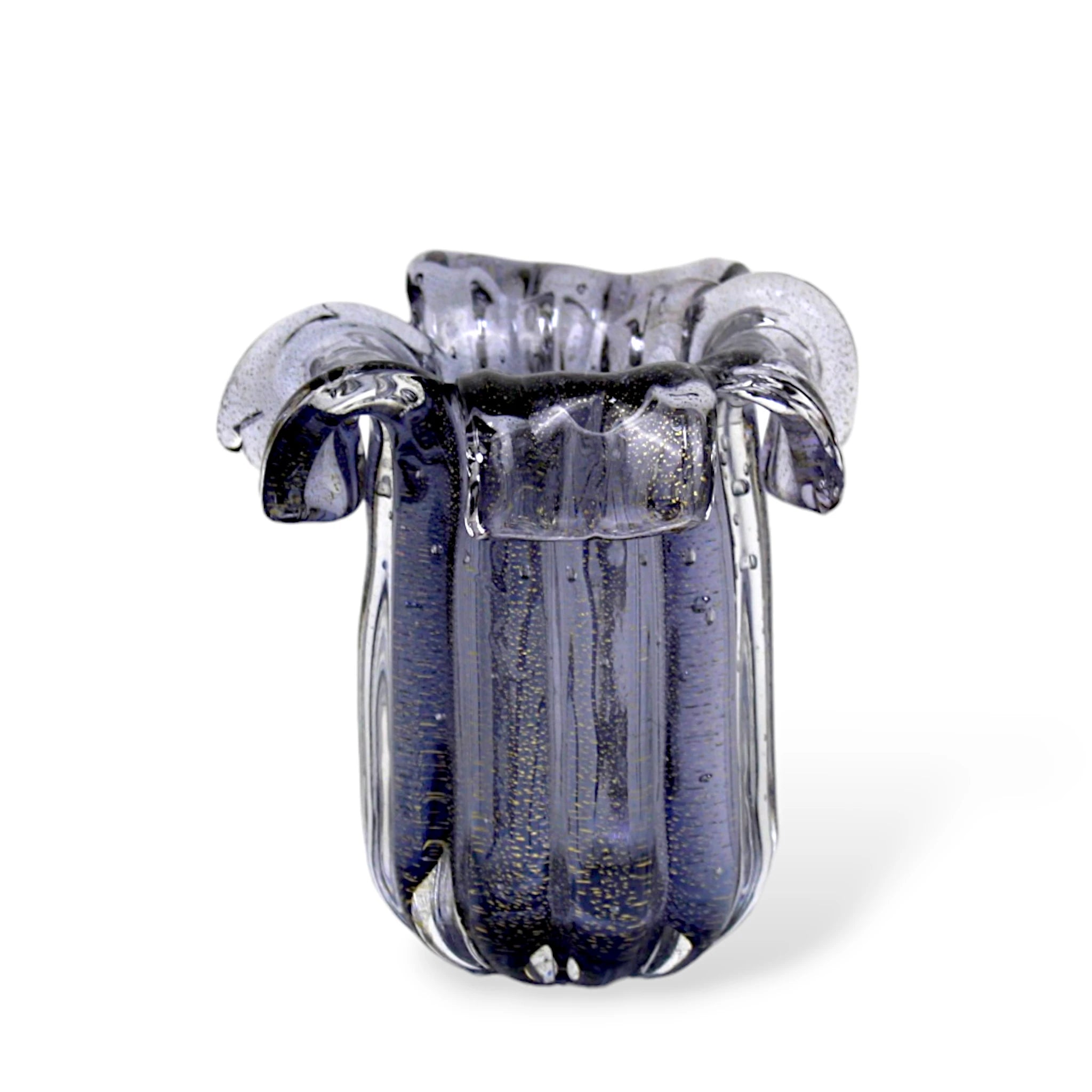 Cachepot Mini vaso de Murano Azul Organizador