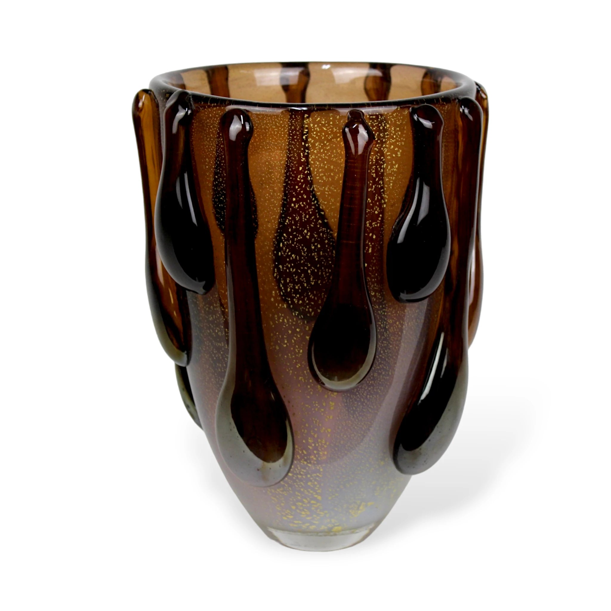 Vaso de Murano Decorativo Ambar