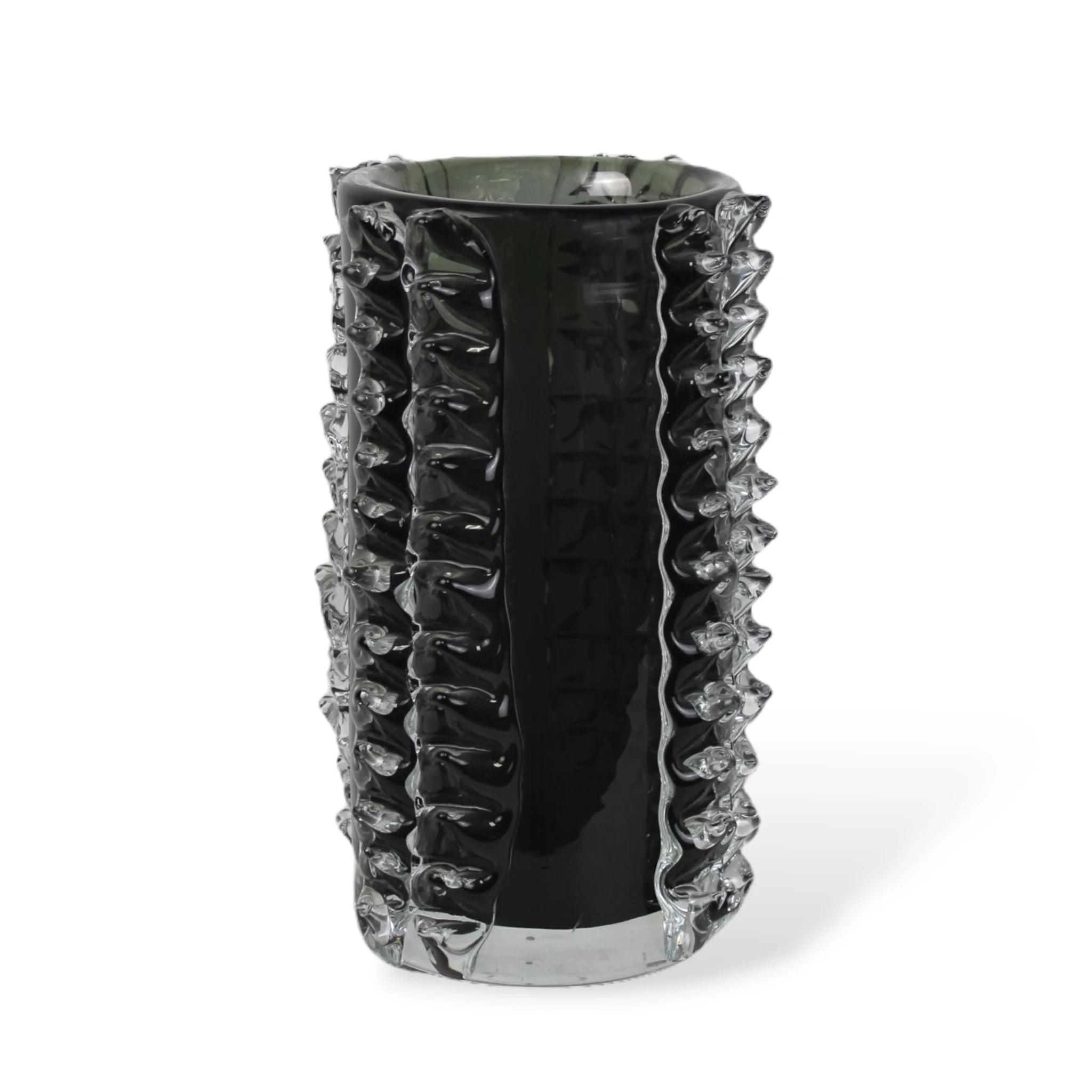 Vaso de Murano Espinhos Médio cor Preto