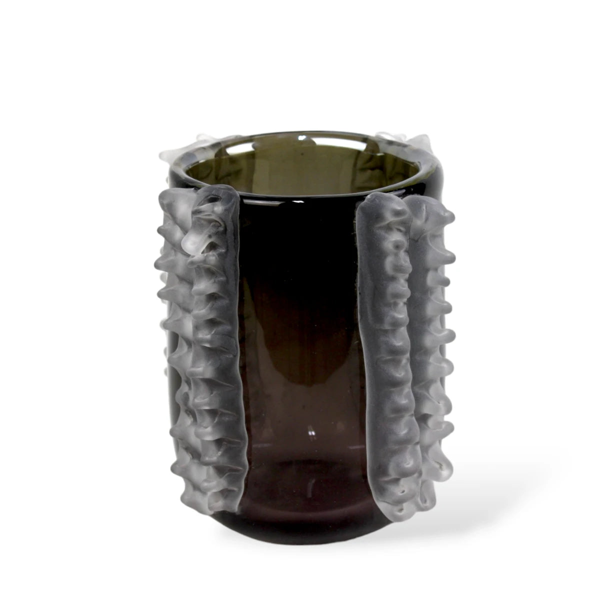 Vaso de Cristal Pequeno Detalhe Fosco