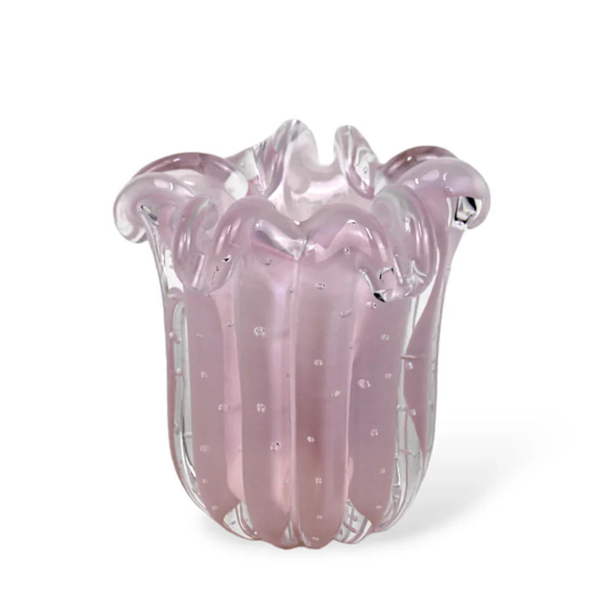 Vaso Cachepot Murano Rigado - PP